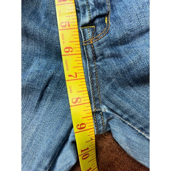 Seven7 Womens Low Rise  Bootcut Jeans Size 32 Light Wash Denim Y2k - Picture 7 of 9